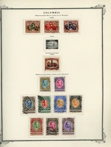 COLOMBIA Scott Specialty Album Page Lot #21 - SEE SCAN - $$$ - Picture 1 of 1