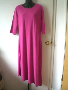 Bryn Walker NUEVO CON ETIQUETAS Lagenlook Artsy Rosa Mezcla Algodón Mangas 3/4 Talla Mediana - Imagen 1 de 7