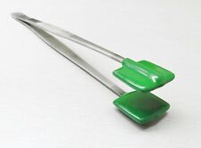 PVC Coated Tweezers Specialty Forceps Flat Tips Safe Rubber NON Marring 10" Long