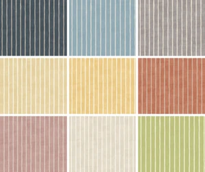 Pencil Stripe by iLiv Printed Upholstery Curtain Fabric Material 140cm wide - Picture 1 of 23