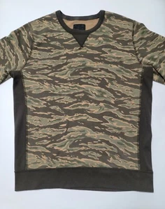 Sudadera Abercrombie Fitch Para Hombre Marrón Verde Tigre Ejército Camuflado - Imagen 1 de 12