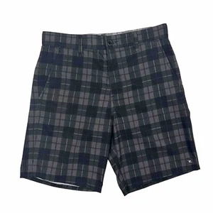 Rip Curl Mirage Boardwalk Men's Walk Shorts Size 30 Grey Check Surf Wear Stretch - Picture 1 of 10