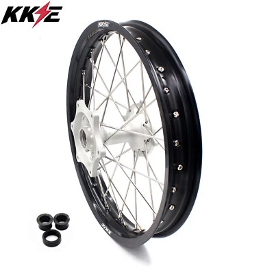 KKE 18" Cast Rear Wheel Rim Fit Honda CRF250R 2014-2025 CRF450R 2013-2025 Silver - Image 1 of 4