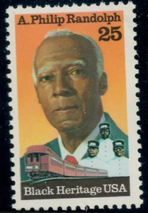 USA - 1989 - Black Heritage - A. Phillip Randolph - 25¢ - #4210 - Picture 1 of 1