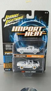 JOHNNY LIGHTNING WHITE LIGHTNING 1982 MAZDA RX-7 & 1981 DATSUN 280ZX IMPORT HEAT - Picture 1 of 6