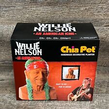 NIB Willie Nelson “An American Icon” Chia Pet Decorative Pottery Planter