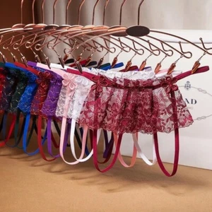 Lingerie Sexy Erotique Ouvert Entrejambe Dentelle Taille Basse Femme Taille Unic - Bild 1 von 15