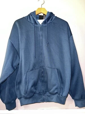 VINTAGE 1980's THERMAL LINED ZIP UP MACGREGOR HOODIE mens large Foto 1 de 3