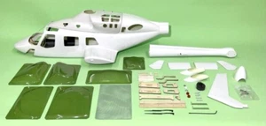 FunKey 700 size BELL 222 ( Version 2 ) Scale Fuselage + Retract Landing Gear KIT - Picture 1 of 12