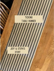 Grandma‘s Ticking Table Runner Decoration Birthday Party, Wedding, - Picture 1 of 2