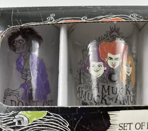 Hocus Pocus Disney Glassware Shot Glasses New Halloween Shot Glasses - Picture 1 of 9