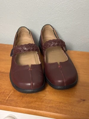 Lo último Concepto Confort Shake Color Vino Zapatos Cuero CottageCore Mary Jane Talla 7 Foto 1 de 4