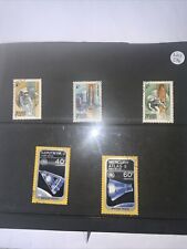 5 Magna Posta Postage Stamps - Space - Lot 274 - Grade Good/Very Good