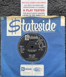 Lee Dorsey – Holy Cow 7'' Vinyl 1966 CLEANED/PLAY TESTED VG+ VIDEO CLIP - Picture 1 of 7