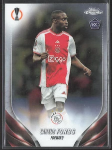 Carlos Forbs 2023-24 Topps Chrome UEFA Club Competitions #90 RC - Picture 1 of 2