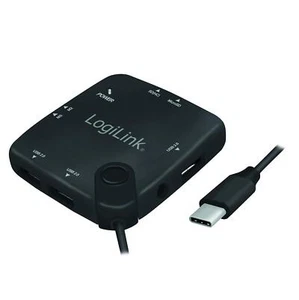 Logilink UA0344 OTG on-The-Go Hub Multifonction USB Type-C™ et Lecteur de Car... - Photo 1 sur 7