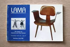 LAMA Charles & Ray Eames Design Furniture Auction Catalog Neuhart Collection - Foto 1 di 2