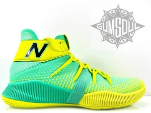 NEW BALANCE OMN1S KAWHI LIGHTS ON NEON EMERALD SULPHUR YELLOW BBOMNXSN sz 15 - Picture 1 of 12