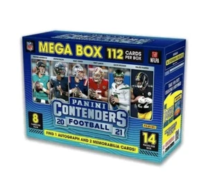 2021 Panini NFL Contenders Trading Card Mega Box New Factory Sealed - Picture 1 of 6