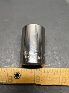Vintage Craftsman -G- 44058 11/16” 6 Point 1/2” Drive Socket! Great Shape USA  - Picture 1 of 6