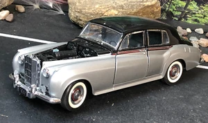 PARTS/REPAIR 1:24 Diecast Franklin Mint 1955 ROLLS ROYCE SILVER CLOUD I AS-IS - Picture 1 of 24