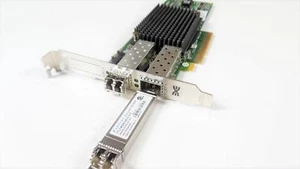 C856M LPE12002-E REV.8 Dell LightPulse 8GB Dual Ports Fibre PCI-E w/Both Bracket - Picture 1 of 6