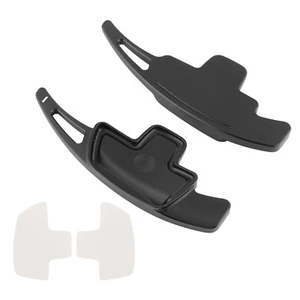 Steering Wheel Paddle Shifter For Benz C GLC E 2015-2022 Aluminium Black QS - Picture 1 of 13