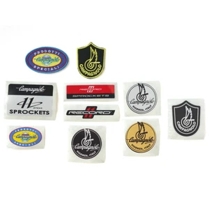 2 Campagnolo Campy World Aufnäher Abzeichen Wappen & 8 Aufkleber Radfahren Logo Fahrrad - Bild 1 von 4