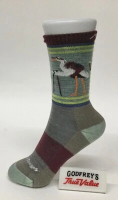 DARN TOUGH 5001 Taupe Women's Critter Club Micro Crew Lightweight Hiking Sock - Image 1 of 4