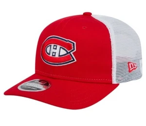 Montreal Canadiens New Era Red Trucker Adjustable Hat - Picture 1 of 3