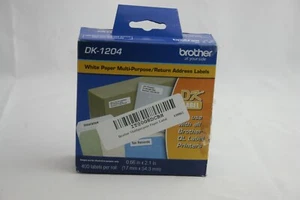 Non-OEM Brother DK-1204 Labels - 400 Labels + Reusable Frame - Picture 1 of 3