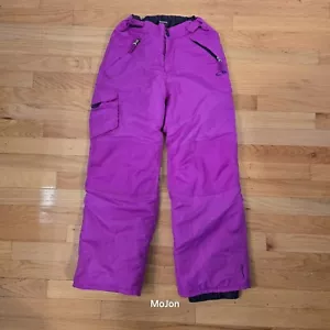 Champion Snow Pants Pink Purple Winter Outerwear Ski Girls Size Large 10-12 - Picture 1 of 10
