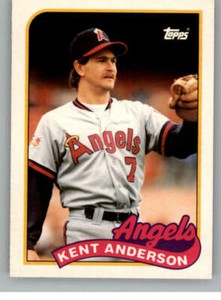 Kent Anderson 1989 Topps Traded #3T RC Angels ID:18908