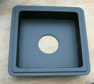 121mm square recessed 23mm lens board panel copal compur 0 34.6mm hole - Picture 1 of 6