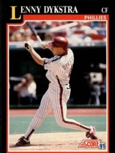 A6419- 1991 Score Baseball Cards 250-497 +Rookies -You Pick- 15+ FREE US SHIP - Picture 1 of 495