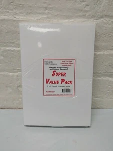 PAPER ACCENTS SUPER VALUE 50 Cards & 50 Envelopes 5"x7" - Picture 1 of 1