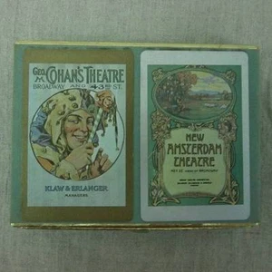 Tarjetas de juego de colección para congresos del teatro Cohan de Ámsterdam en caja doble mazo - Imagen 1 de 6