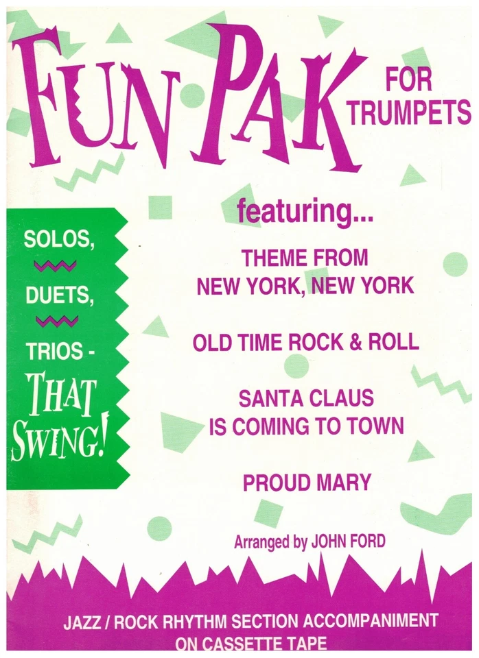 DIVERTIDO PAQUETE PARA TROMPETAS LIBRO DE MÚSICA SOLOS DUETOS TRÍOS CANCIONERO MUY RARO NUEVO A LA VENTA Foto 1 de 1