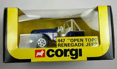NEW Vintage Corgi 447 "OPEN TOP" 4 X 4 RENEGADE JEEP  1:43 Scale - Image 1 of 4