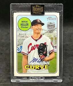 Mitch Keller-2021 Topps Archives Signature Series 1969 Topps Baseball Auto 06/13 - Imagen 1 de 2