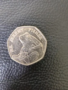 2017 - UK 50p / 50 pence coin - Beatrix Potter Mr Jeremy Fisher - Picture 1 of 2