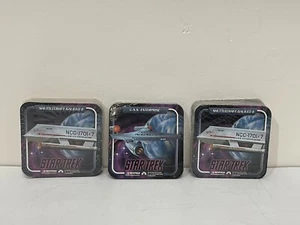 New 1997 Star Trek Drink Coasters ~ U.S.S Enterprise & Galiled II ~ Total of 28 - Picture 1 of 6