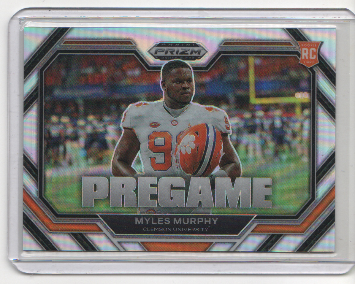 MYLES MURPHY 2023 Prizm Draft Picks PRE GAME #14 CINCINNATI BENGALS Clemson