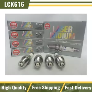 For Mitsubishi Lancer EVO 9 4 X NGK ILFR7H Laser Iridium Long-Life Spark Plug - Picture 1 of 5