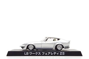 Aoshima Grachan 1:64 LB Works Nissan Fairlady Z (S30) - Silver - Picture 1 of 5