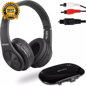 TA005 Wireless Headphones for TV Watching, TV Headphones for Seniors with Transm - Picture 1 of 9