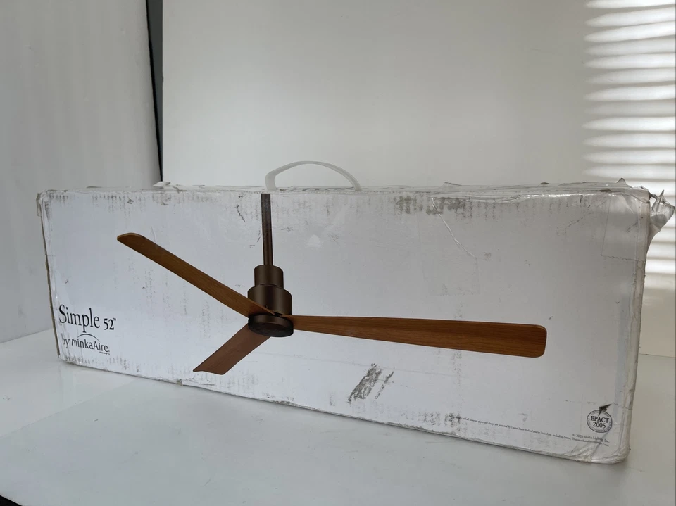 MinkaAire Simple Simple 52" 3 Blade Indoor / Outdoor Energy Star-Silver Blade - Image 1 of 4