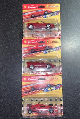 SHELL V Power - 3 FERRARI Model Cars 1/38 Scale from 2006 Collection of 6 - Image 1 of 4