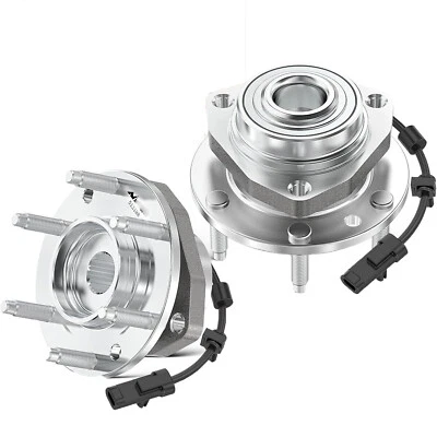 Pair Front Wheel Hub Bearing Assembly For 2002-2009 GMC Envoy Chevy Trailblazer - Image 1 of 4