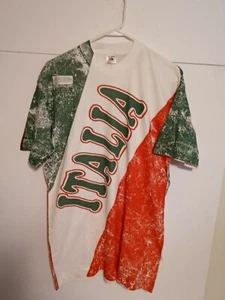 Vintage ITALIA T-Shirt USA Made Size Large - Bild 1 von 5